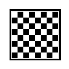 Chess Board Background Design Square Satin Scarf (30  X 30 ) by Wegoenart
