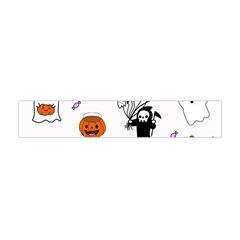 Halloween Jack O Lantern Vector Flano Scarf (mini) by Ravend