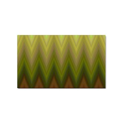 Zig Zag Chevron Classic Pattern Sticker (rectangular) by Celenk