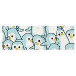 Penguin pattern Banner and Sign 6  x 2  Front