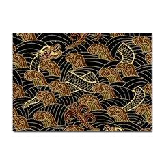 Oriental-traditional-seamless-pattern Sticker A4 (100 Pack) by Wegoenart