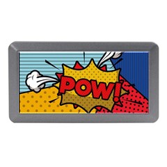 Pow Word Pop Art Style Expression Vector Memory Card Reader (mini) by Wegoenart