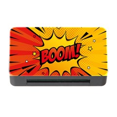 Explosion Boom Pop Art Style Memory Card Reader With Cf by Wegoenart