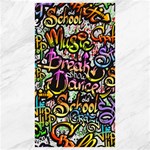 Graffiti Word Seamless Pattern Canvas 40  x 72  39.28 x69.23  Canvas - 1