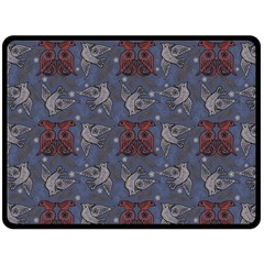 Armenian Ornaments Double Sided Fleece Blanket (large)  by Gohar