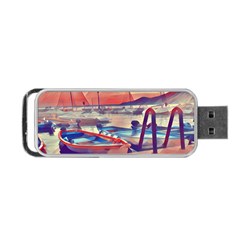 Boats On Lake Garda Portable Usb Flash (one Side) by ConteMonfrey