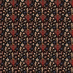 Carpet Symbols Play Mat (square) by Gohar