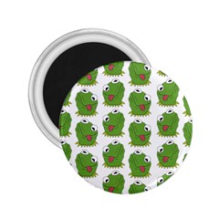 Kermit The Frog Pattern 2 25  Magnets by Valentinaart