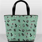 Insects pattern Bucket Bag Back