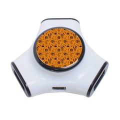 Halloween  3-port Usb Hub by Valentinaart