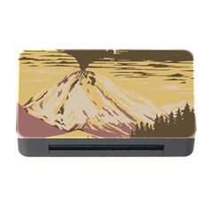 Boom Eruption Forest Mountain News Scary Volcano Memory Card Reader With Cf by danenraven
