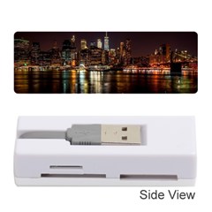 New York City Panorama Urban Hudson River Water Memory Card Reader (stick) by danenraven