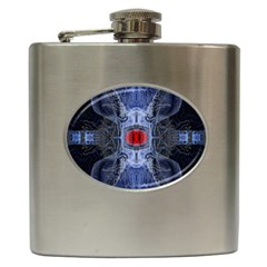 Art Robot Artificial Intelligence Technology Hip Flask (6 Oz) by Ravend