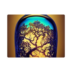 Flask Bottle Tree In A Bottle Perfume Design Flano Blanket (mini) by Pakemis