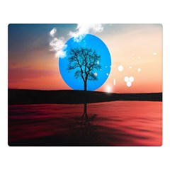 Surreal Fantasy Abstract Art Creativity Horizon Flano Blanket (large) by Pakemis