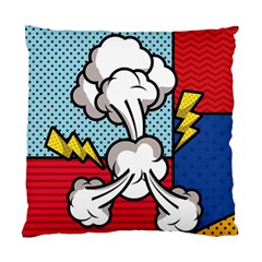 Rays Smoke Pop Art Style Vector Illustration Standard Cushion Case (two Sides) by Pakemis