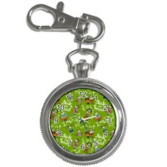 Seamless Pattern With Kids Key Chain Watches by Pakemis