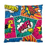 Comic Colorful Seamless Pattern Standard Cushion Case (Two Sides) Front