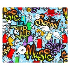 Graffiti Characters Seamless Patterns Flano Blanket (small) by Pakemis