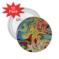 Abstract Art 2 25  Buttons (10 Pack)  by gasi