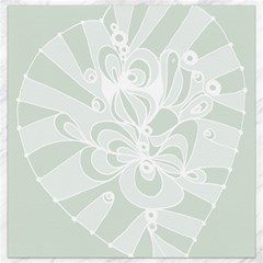 Blue Zendoodle Canvas 16  X 16  by Mazipoodles