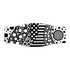 Black And White Stretchable Headband by gasi