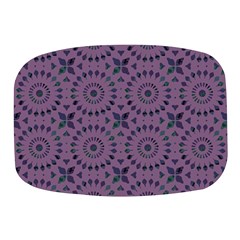 Kaleidoscope Scottish Violet Mini Square Pill Box by Mazipoodles