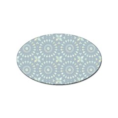 Kaleidoscope Duck Egg Sticker Oval (10 Pack) by Mazipoodles