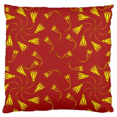 Background Pattern Texture Design Large Cushion Case (one Side) by Ravend