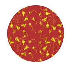 Background Pattern Texture Design Mini Round Pill Box by Ravend
