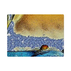 Abstract Painting Art Texture Flano Blanket (mini) by Ravend