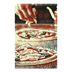 Naples Pizza On The Making Shower Curtain 48  X 72  (small)  by ConteMonfrey