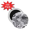 Antique Mapa Mundi Revisited 1.75  Magnets (100 pack)  Front