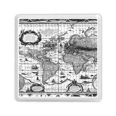 Antique Mapa Mundi Revisited Memory Card Reader (square) by ConteMonfrey