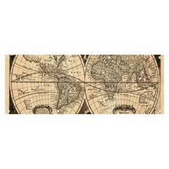 World Map - Nova Delineatio Totius Orbis Terrarum -  1659-1733 Banner And Sign 8  X 3  by ConteMonfrey