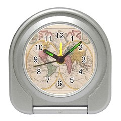 Mapa Mundi 1775 Travel Alarm Clock by ConteMonfrey