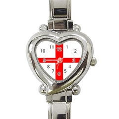 England Heart Italian Charm Watch by tony4urban