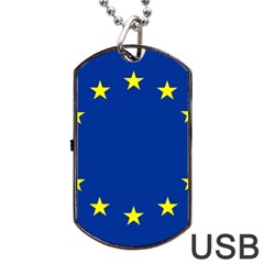 Europe Dog Tag Usb Flash (one Side) by tony4urban