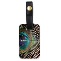 Peacock Luggage Tag (one Side) by StarvingArtisan