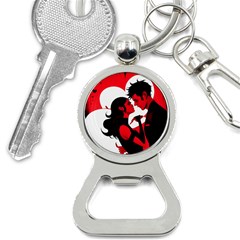 3 - Science Love And Art 2 - Science Love And Art Bottle Opener Key Chain by LemonPear