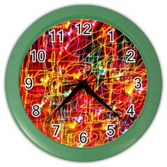 Design Art Pattern Color Wall Clock by artworkshop