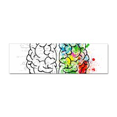 Brain-mind-psychology-idea-drawing Sticker Bumper (100 Pack) by Jancukart