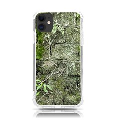 Old Stone Exterior Wall With Moss Iphone 11 Tpu Uv Print Case by dflcprintsclothing