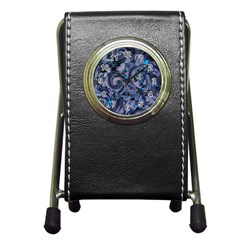Dweeb Design Pen Holder Desk Clock by MRNStudios