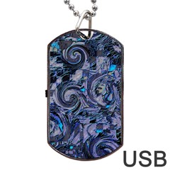 Dweeb Design Dog Tag Usb Flash (one Side) by MRNStudios