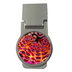 Fractal Black Texture Wallpaper Money Clips (round)  by Jancukart