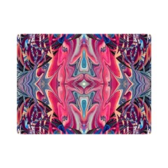 Abstract Arabesque One Side Premium Plush Fleece Blanket (mini) by kaleidomarblingart