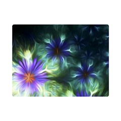 Fractalflowers One Side Premium Plush Fleece Blanket (mini) by Sparkle