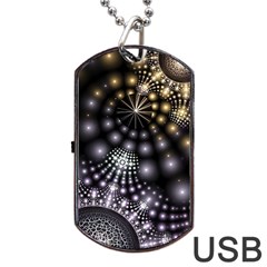 Digitalart Balls Dog Tag Usb Flash (two Sides) by Sparkle