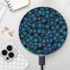 Background Abstract Textile Design Wireless Fast Charger(white) by Ravend